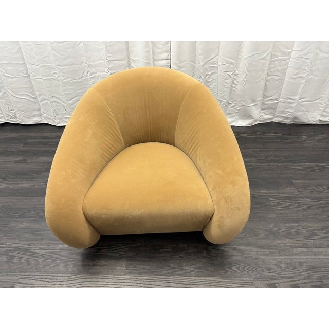 Rh Reyna Swivel Chair For Sale - Image 17 of 18