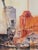 Contemporary 1996 Contemporary Battersea Power Station London Cityscape Watercolor by Charles Foster-Hall, Framed For Sale - Image 3 of 6