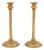 Pair of Arts and Crafts Brass Candlesticks For Sale