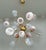 Fabio Ltd 21st Century Opaline and Ombre Blush Murano Glass Sputnik Chandelier by Fabio LTD For Sale - Image 4 of 11