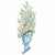Pair of Painted Tole Wall-Mounted Urns With Flowers For Sale - Image 4 of 17