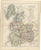 Antique Hobson Map of Lancashire with Liverpool and Manchester, 1870 For Sale - Image 12 of 12