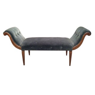 Vintage Hollywood Regency Lounge Bench For Sale