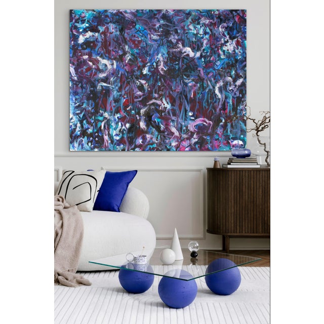 The Brambles Original Abstract Oil Painting by Lisa Finlayson For Sale - Image 12 of 12