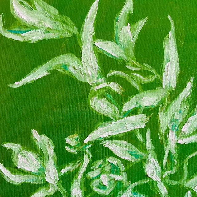 2020s Original Chinoiserie Floral Urn Painting, Oil on Canvas, 24" X 30" by Tatiana Duperault For Sale - Image 5 of 6