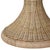 Wood Matthew Izzo Home Orla Rattan Round Pedestal Side Table With Scallop Edge For Sale - Image 7 of 8