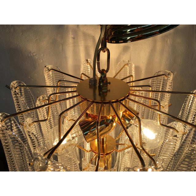 Murano Italian Contemporary Mazzega Style Murano Glass "Selle" Sputnik Chandelier For Sale - Image 4 of 10