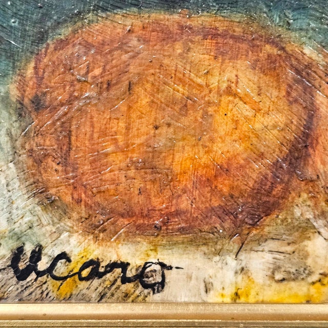 Pascal Cucaro Pasquale "Pasqual" Cucaro Signed Oil on Board, California Modernist Still Life For Sale - Image 4 of 14