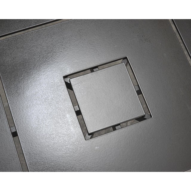 Metal McKinnon + Harris Wyatt Square Aluminum Garden Coffee Table For Sale - Image 7 of 11