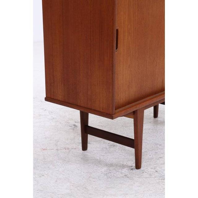 Vintage Teak Cabinet with Secretary and Sliding Doors For Sale - Image 13 of 16
