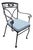 Wrought Iron Patio Chair Cushion For Sale