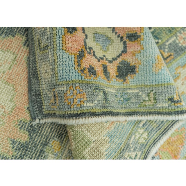 Turkish Oushak Rug 4'x 6'3" #19009 For Sale In Houston - Image 6 of 8