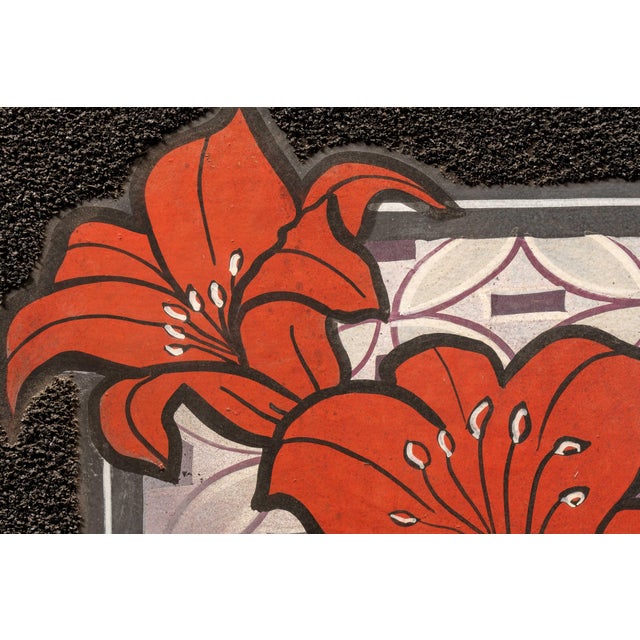 Vintage Silva Brothers Florists Double-Sided Schmaltz Sign For Sale - Image 13 of 14