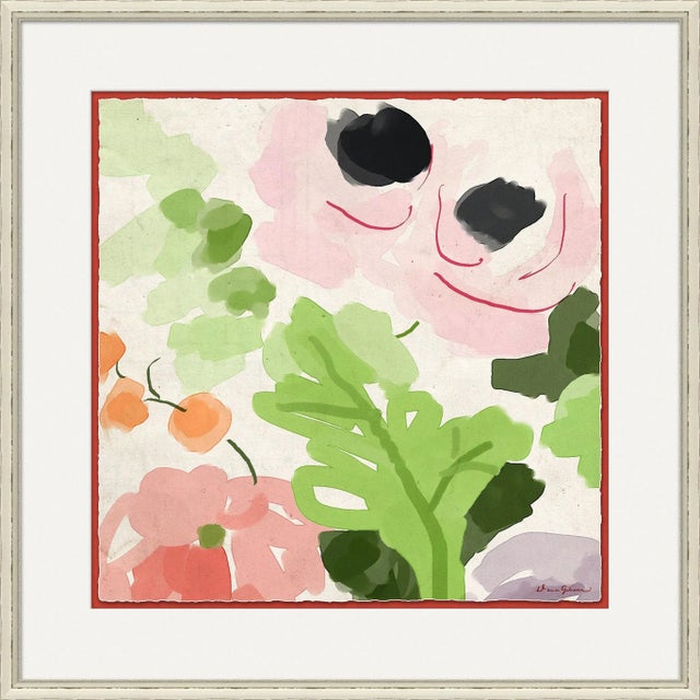 Contemporary Cutting Garden By Dana Gibson, Framed Art Print For Sale - Image 3 of 3
