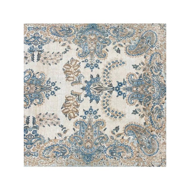 Textile 1940s Vintage Old Persian Kerman Area Rug 4x7 For Sale - Image 7 of 12