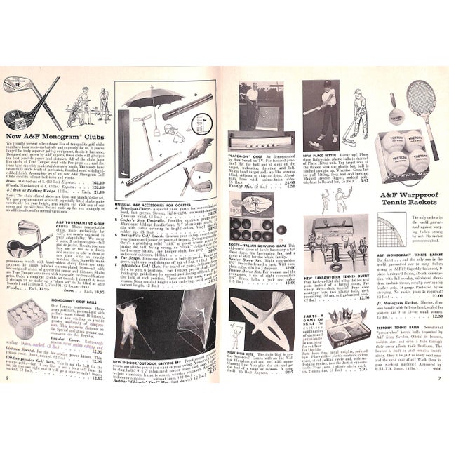 Blue Abercrombie & Fitch Play Hours 1963 Catalog For Sale - Image 8 of 9