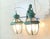 Vintage Brass 2-Light Outdoor Wall Lantern -15” W X 12”h X 8”h For Sale - Image 4 of 10