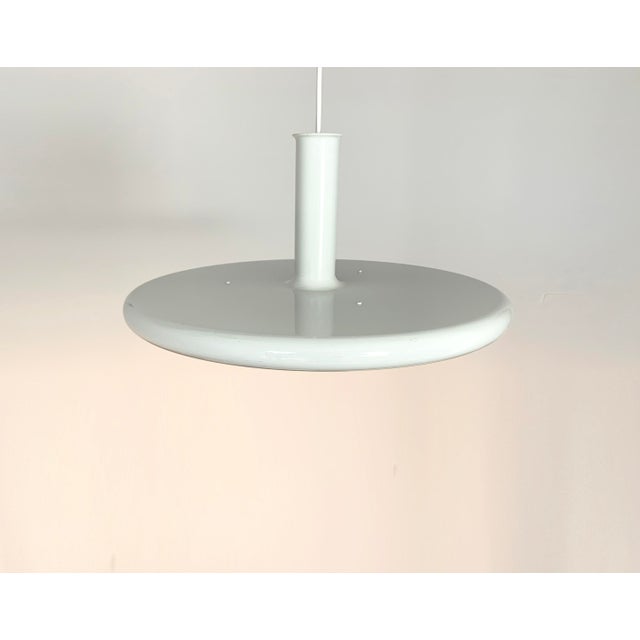 1980s Mid-Century Danish Space Age Optima Pendant Lamp in UFO Style by Hans Due for Fog & Mørup, 1970s For Sale - Image 5 of 16