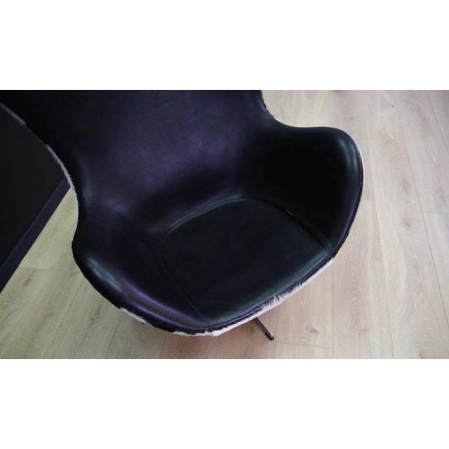 Vintage Danish Egg Chair by Arne Jacobsen for Fritz Hansen, 1980s For Sale - Image 13 of 18