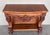 1910s French Biedermeier Mahogany Carved Console Table With Drawer For Sale - Image 5 of 13