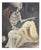 Eberhard Schmidt, Skeleton Rides the Virgin – Mortui Salutant!, Oil Painting on Canvas For Sale
