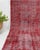1970s Vintage Turkish Oushak Handmade Wool Cotton Red Area Rug For Sale - Image 4 of 11