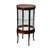 Antique Louis XVI Style Mahogany, Glass & Ormolu Round Vitrine C1910 For Sale - Image 9 of 15