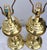 Pair of Large Late 20th Century Brass 3-Way Lamps For Sale - Image 4 of 7