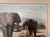 1970s Signed Limited Edition “Elephants at Kilimanjaro” by Artist Charles Francé Framed For Sale In Miami - Image 6 of 9