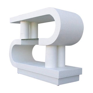 Petite Postmodern Shelf or Console For Sale