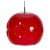 Red Pendant Lamp from Peill & Putzler For Sale