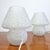 Mushroom Murano Glass Table Lamps by Vistosi, 1970s, Set of 2 For Sale - Image 10 of 10