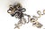 1970s Vintage Artisan Squiggly Hand Wrought Brass Clip on Dangle Earrings, !970's For Sale - Image 5 of 8