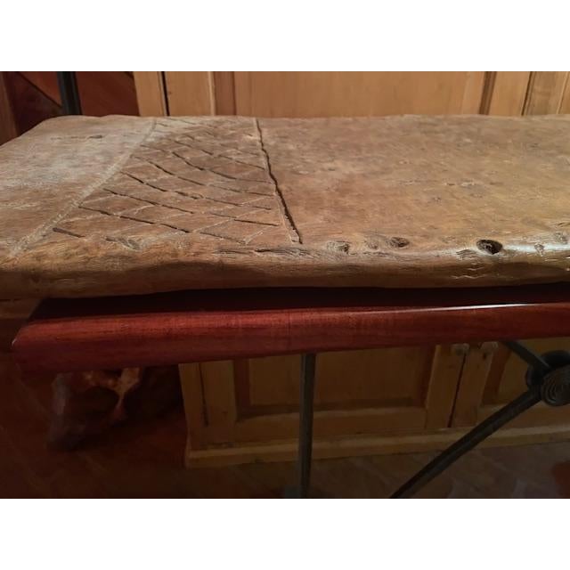 1960s Carved Wooden Swing Hut Door Batonga Zambezi Africa Tribal For Sale - Image 11 of 12