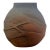 Vintage Brazilian Organic Modern Textured Studio Pottery Vase Signed For Sale