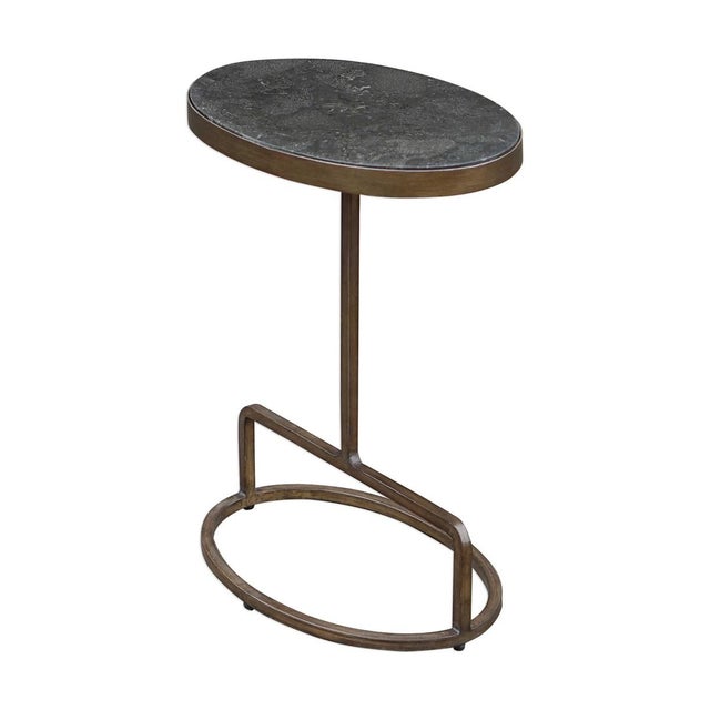 Industrial Side Table For Sale In Sacramento - Image 6 of 6