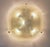 Vintage Textured Glass and Brass Flush Mount from Hillebrand Leuchten, Germany, 1970s For Sale - Image 15 of 18