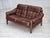 Swedish 2-Seater Sofa in Brown Leather and Dark Beech, 1970s For Sale - Image 16 of 18