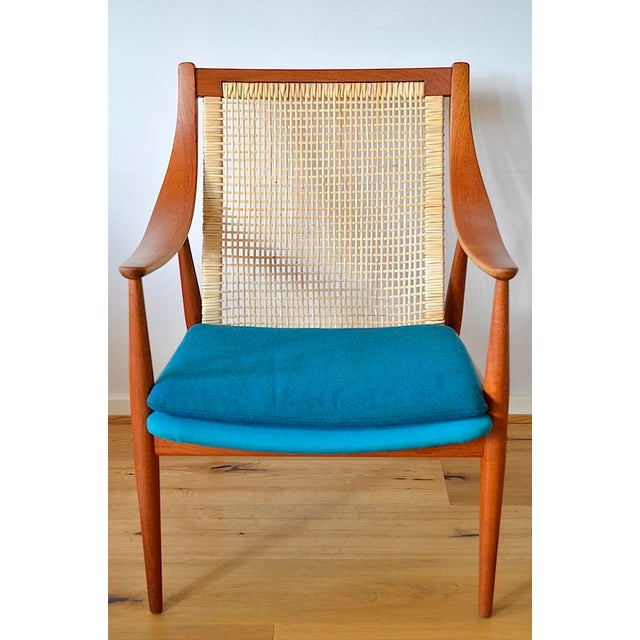 Armchair by Peter Hvidt & Orla Mølgaard-Nielsen for France & Søn, 1950s For Sale - Image 3 of 15