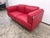 Animal Skin Red Twice Sofa Sofa from Poltrona Frau For Sale - Image 7 of 17
