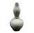 Asian Modern Long Neck White Ceramic Vase For Sale