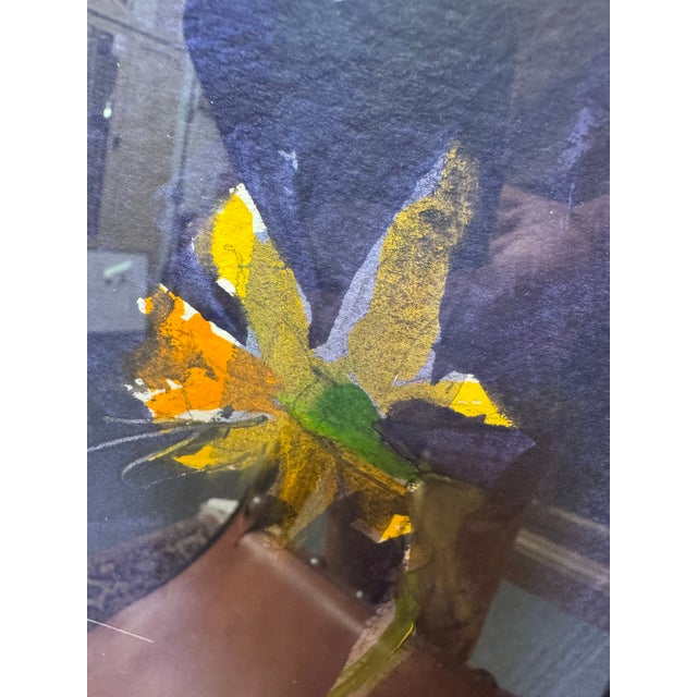 Isabel Wyatt Midnight Daffodil Original Painting, Signed For Sale In San Francisco - Image 6 of 12