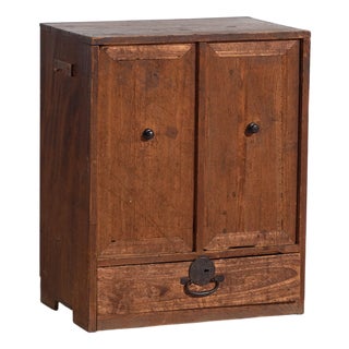 Ancient Japanese Cedar Mizuya Ko-Dansu For Sale