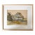 Roy Bailey Nantucket Artist Mixed Media Drawing of an Old Barn For Sale