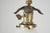 Mid 20th Century Restored Victorian Brass Plated Bridge Floor Lamp For Sale - Image 11 of 12