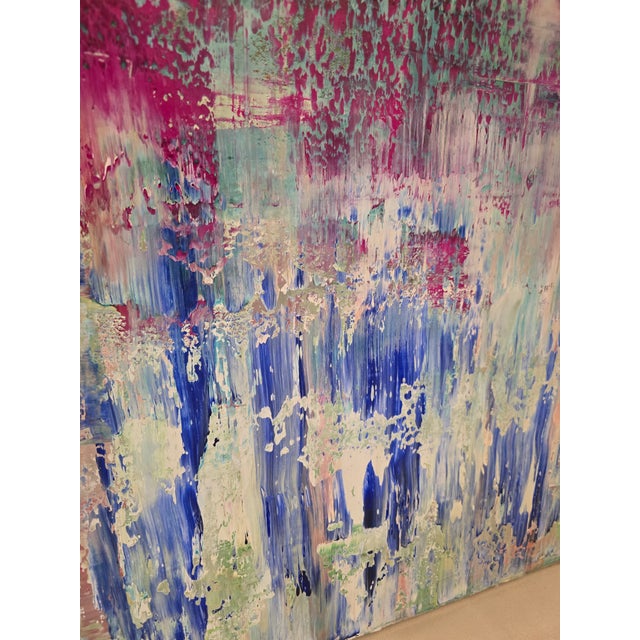 Museum Quality Abstract Expressionist Painting Kloe Vano For Sale - Image 9 of 12