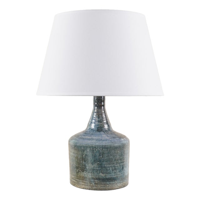 Vintage Scandinavian Ceramic Table Lamp, Sweden, 1960 For Sale