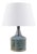 Vintage Scandinavian Ceramic Table Lamp, Sweden, 1960 For Sale