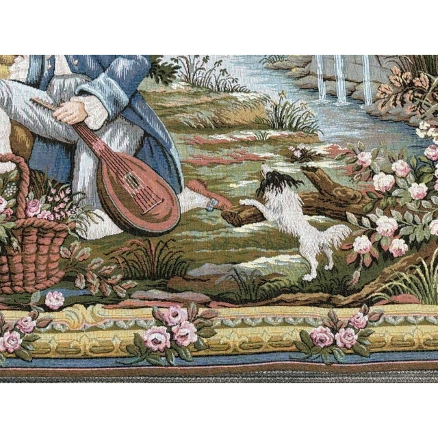 Garden of Love Tapestry by Marc Waymel for Franklin Mint, 1987 For Sale - Image 3 of 7