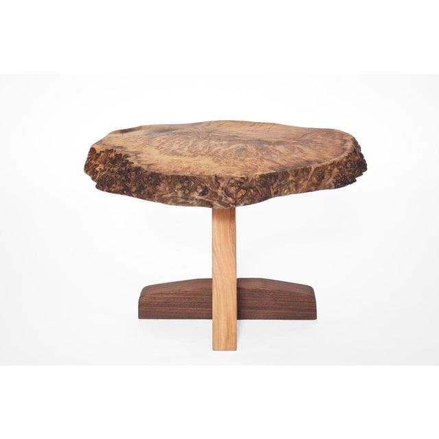Walnut Signed Table by Jörg Pietschmann For Sale - Image 9 of 17